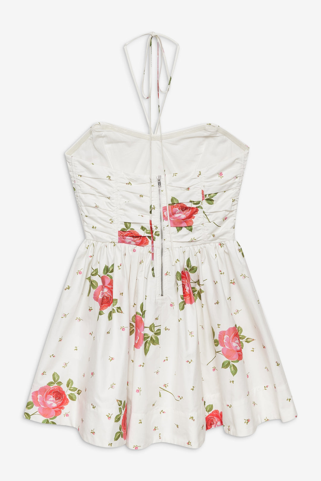 Rosebud Corset Mini Dress White