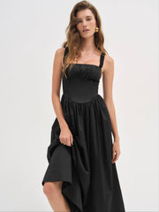Etienne Midi Dress Black