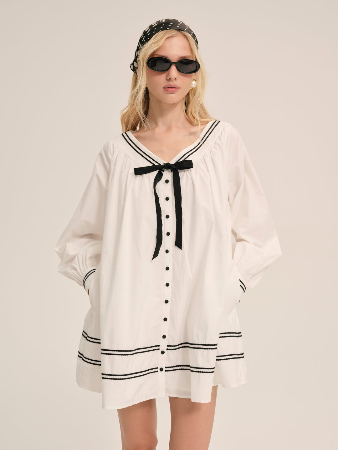 Shelly Mini Dress White