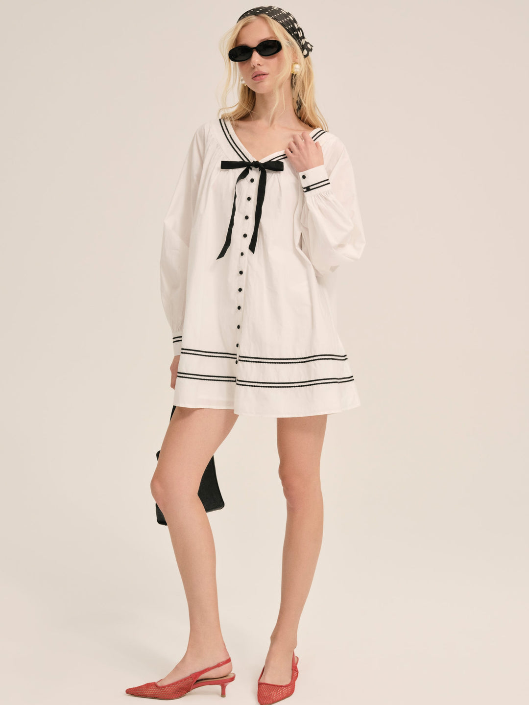 Shelly Mini Dress White