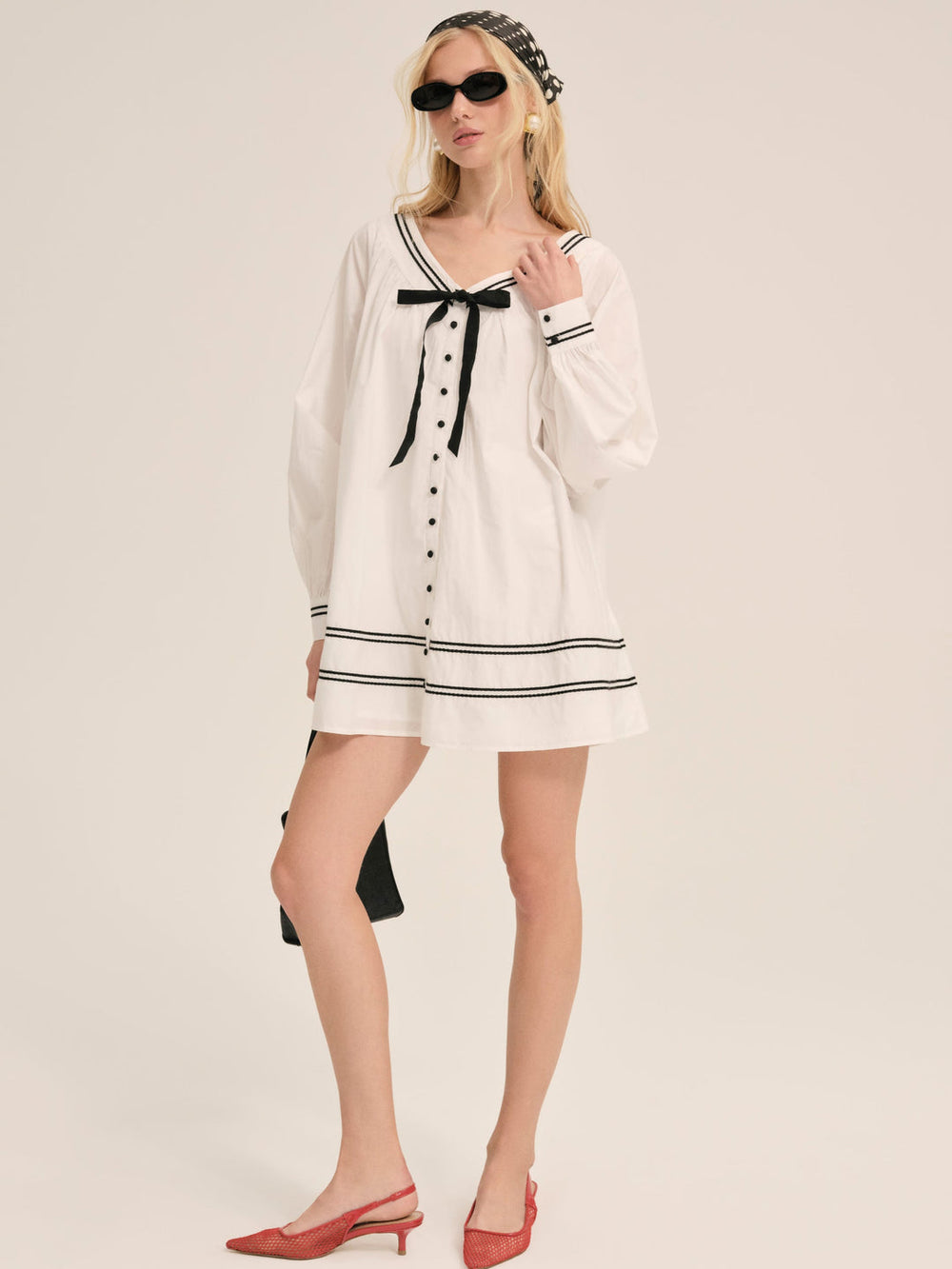 Shelly Mini Dress White