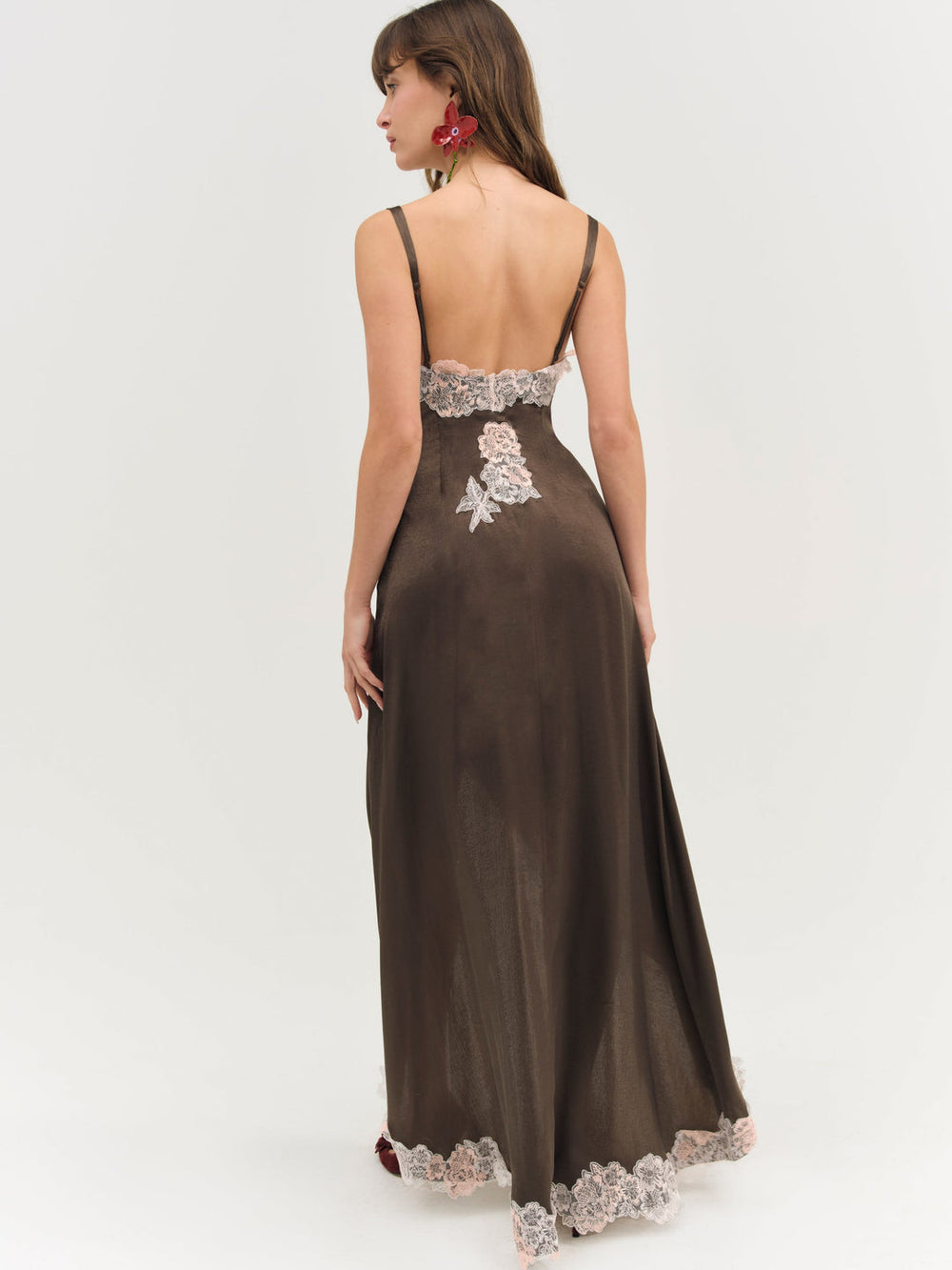 Clemence Maxi Dress Chocolate