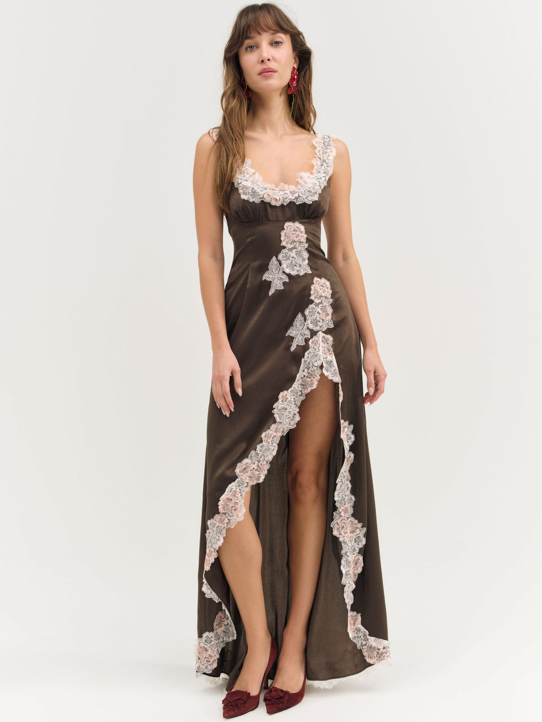 Clemence Maxi Dress Chocolate