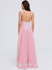 Clemence Maxi Dress Pink