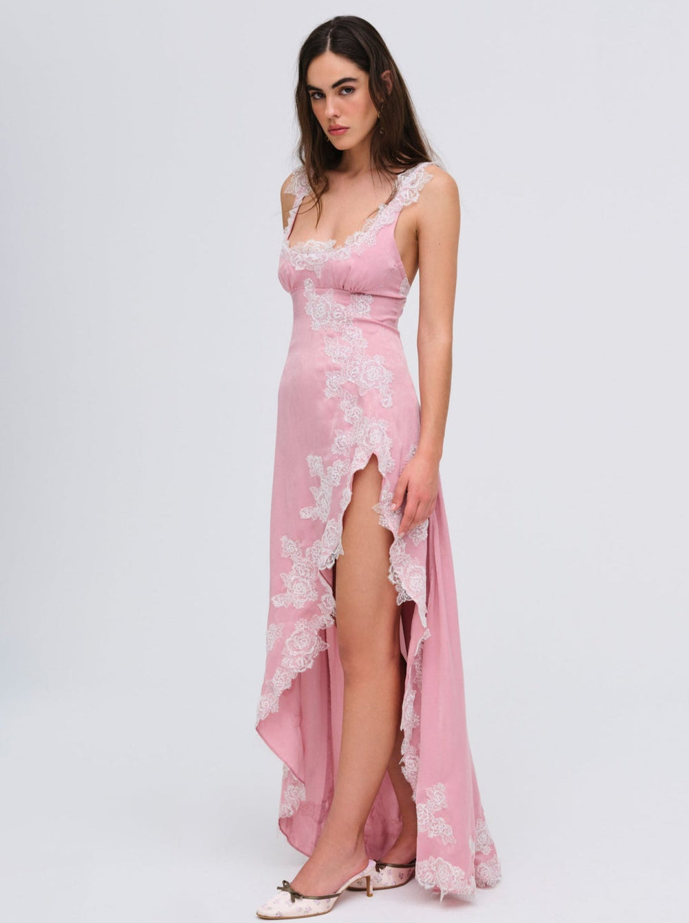 Clemence Maxi Dress Pink