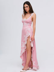 Clemence Maxi Dress Pink