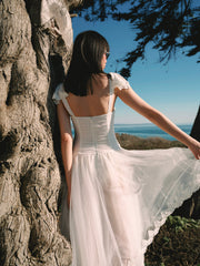 Nicole Midi Dress White