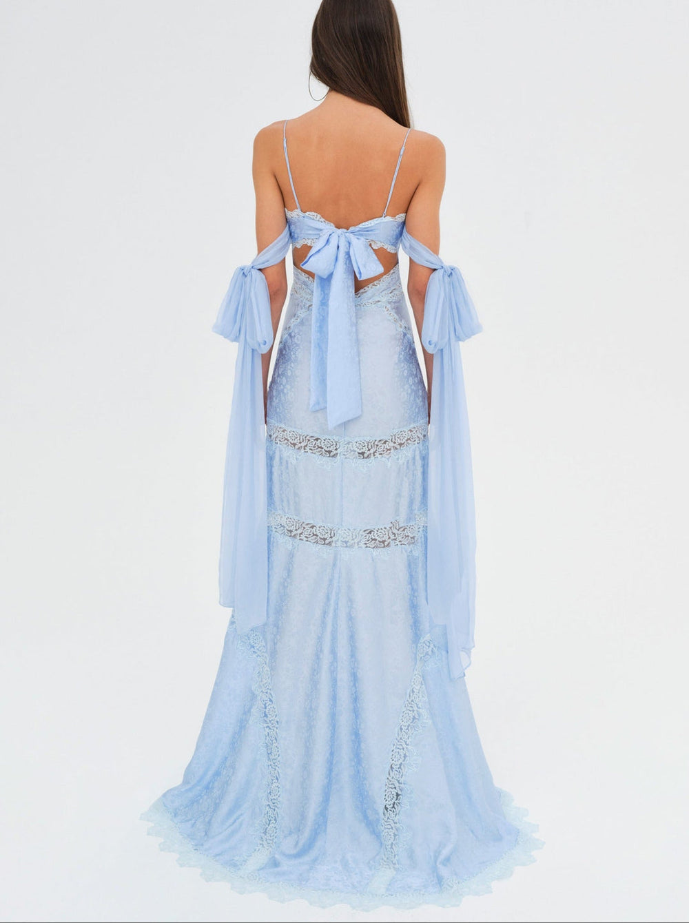 Rita Lace Gown Blue
