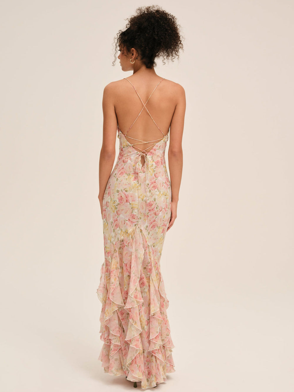 Elea Maxi Dress Peach