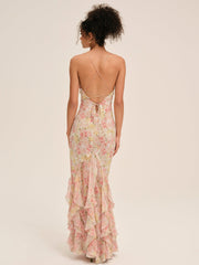 Elea Maxi Dress Peach