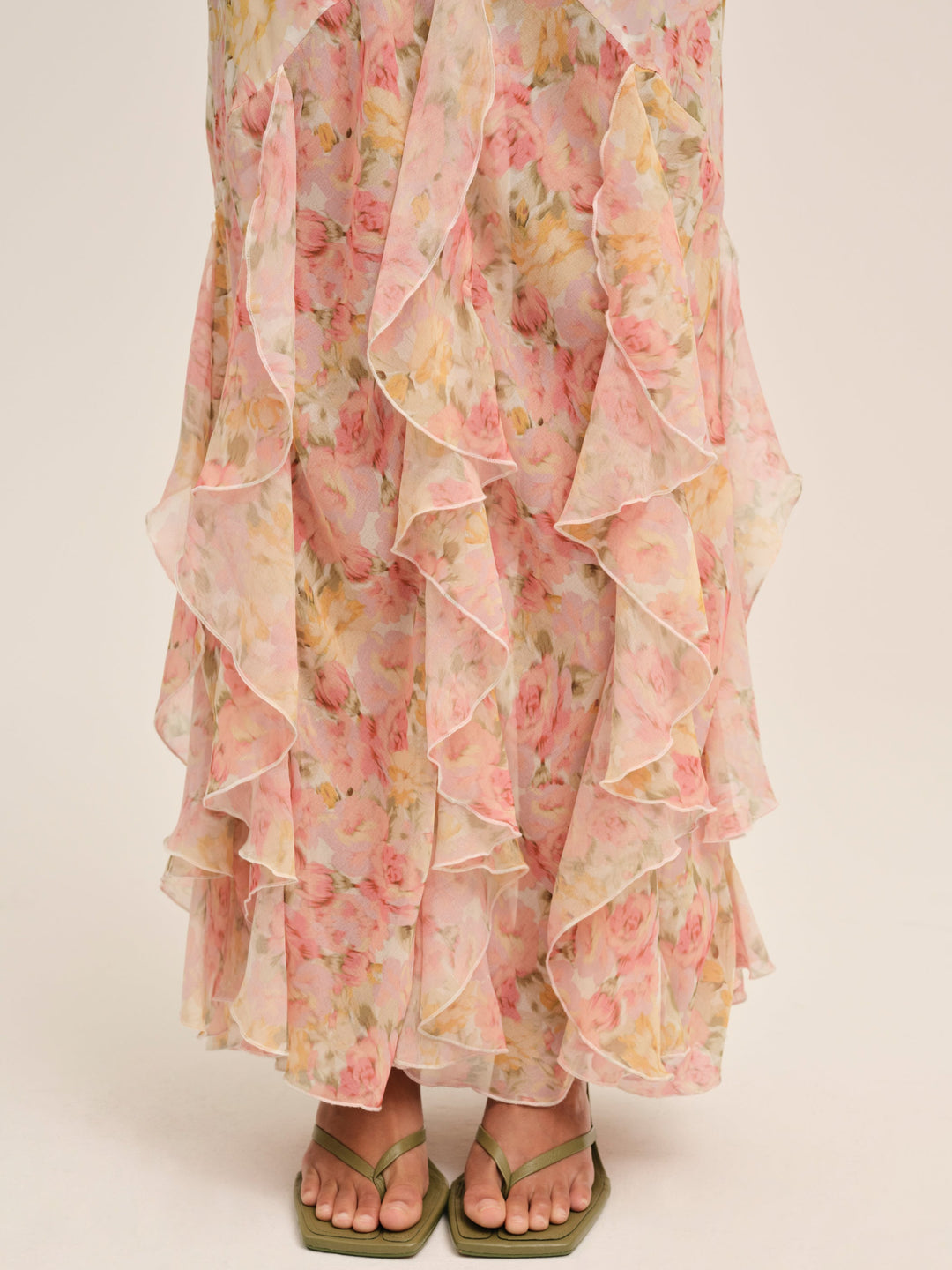 Elea Maxi Dress Peach
