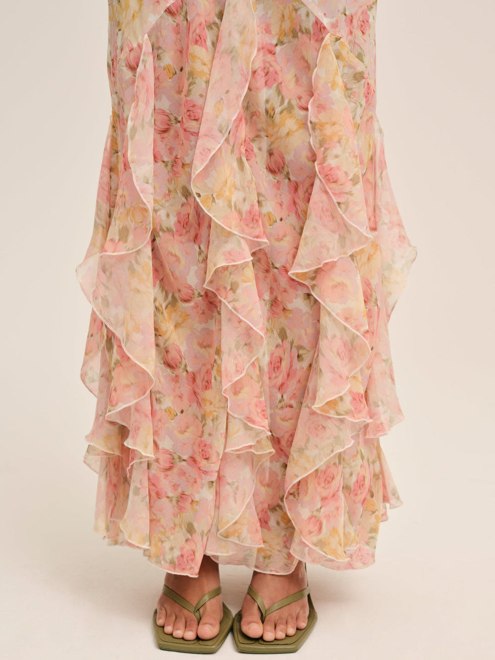 Elea Maxi Dress Peach