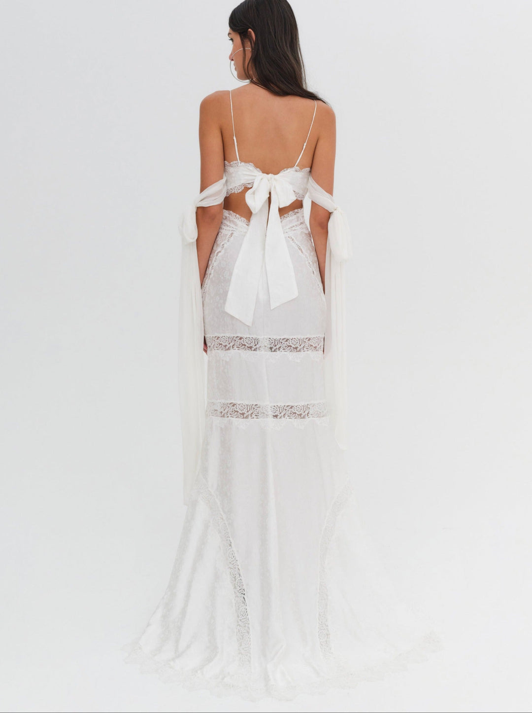 Rita Lace Gown Ivory