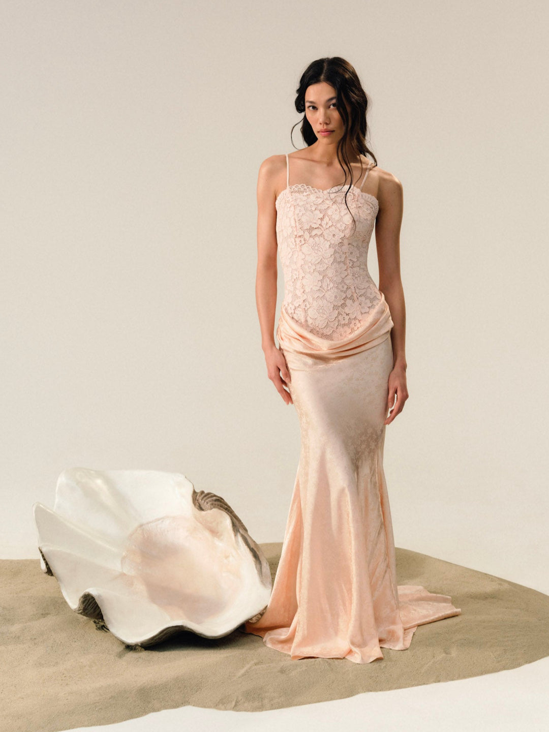 Karissa Gown Peach