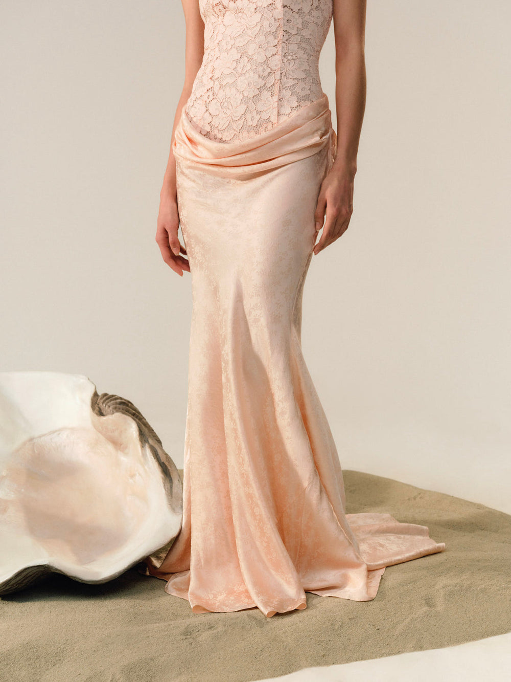Karissa Gown Peach