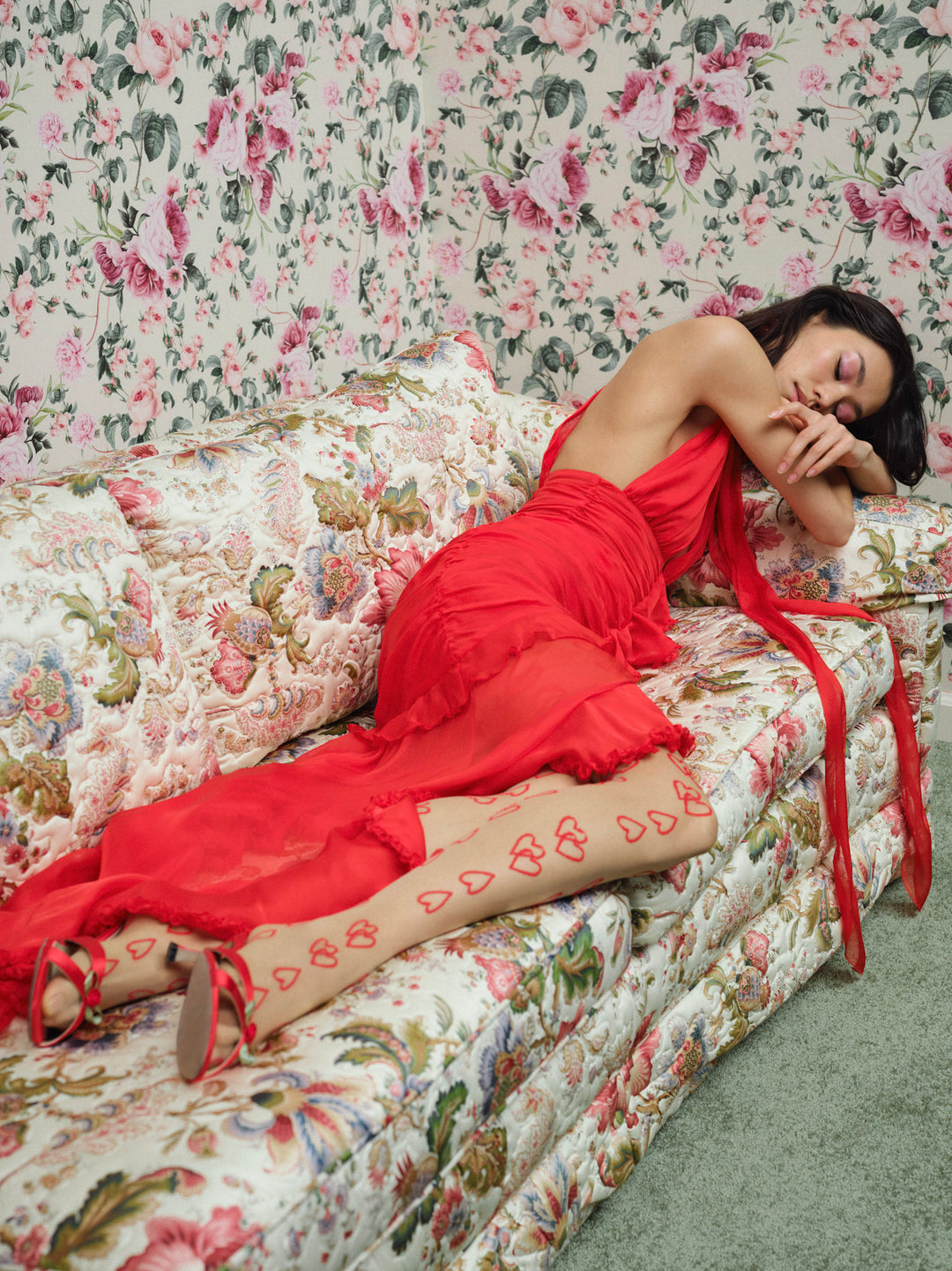 Kayta Gown Red