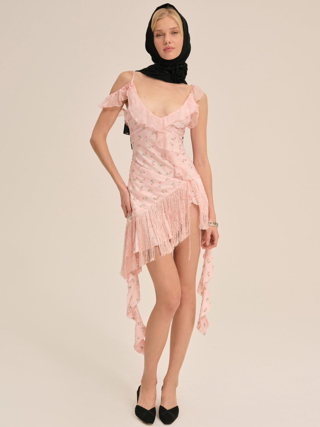 Raspberry Rose Mini Dress Pink