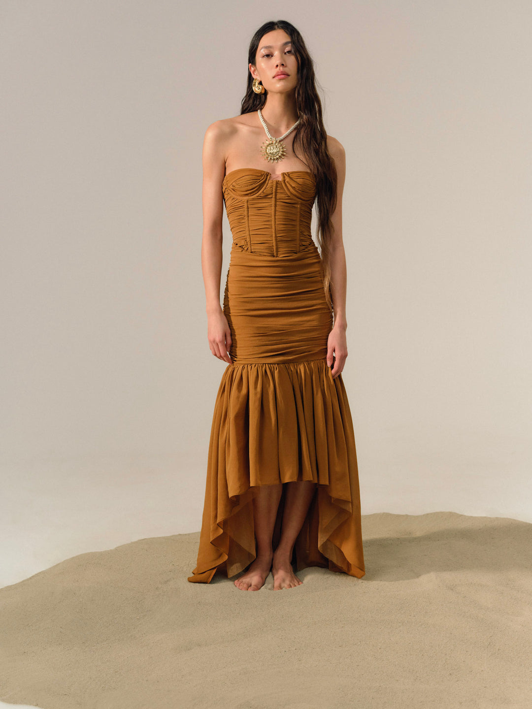 Serafina Gown Brown