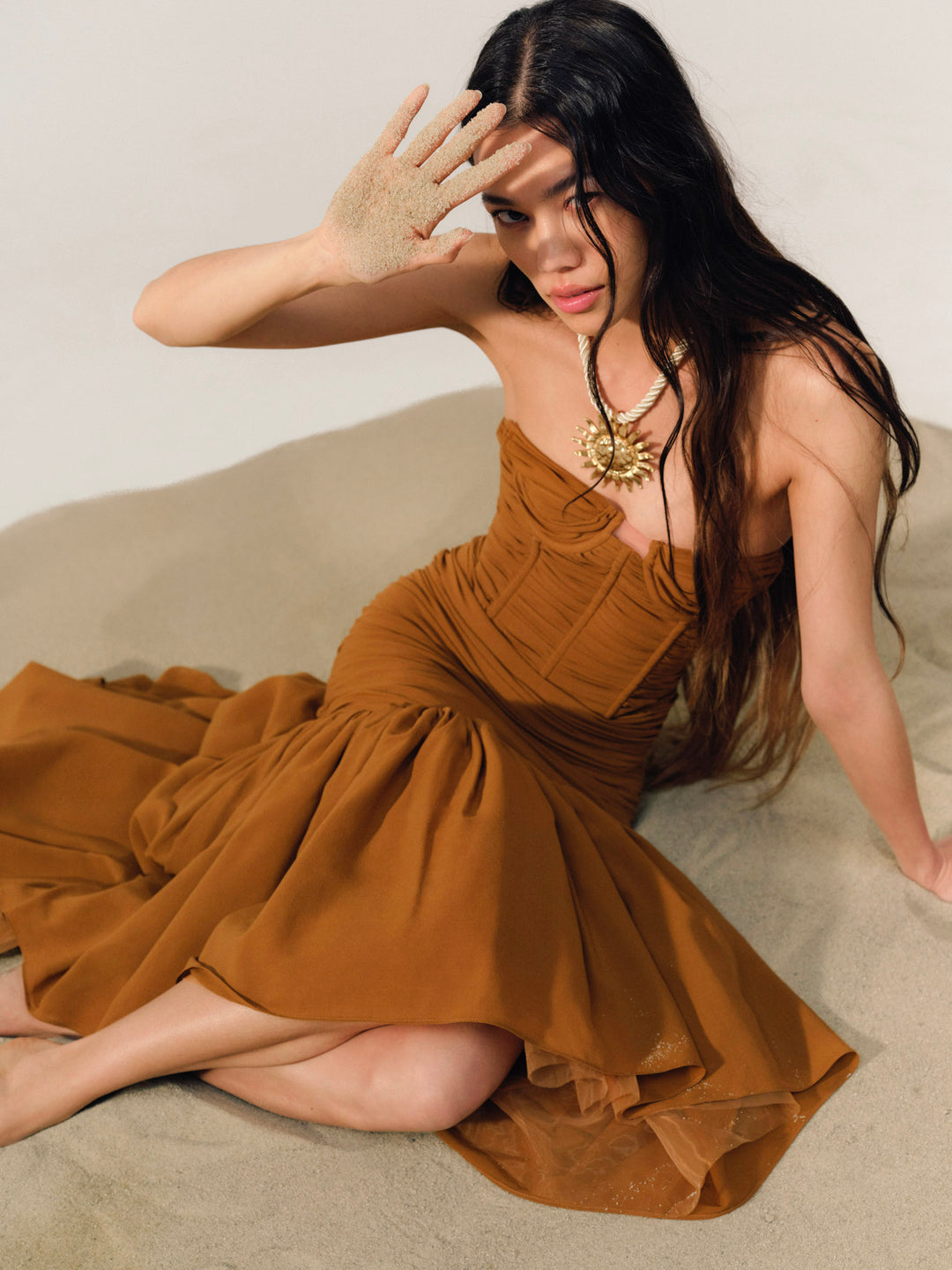 Serafina Gown Brown