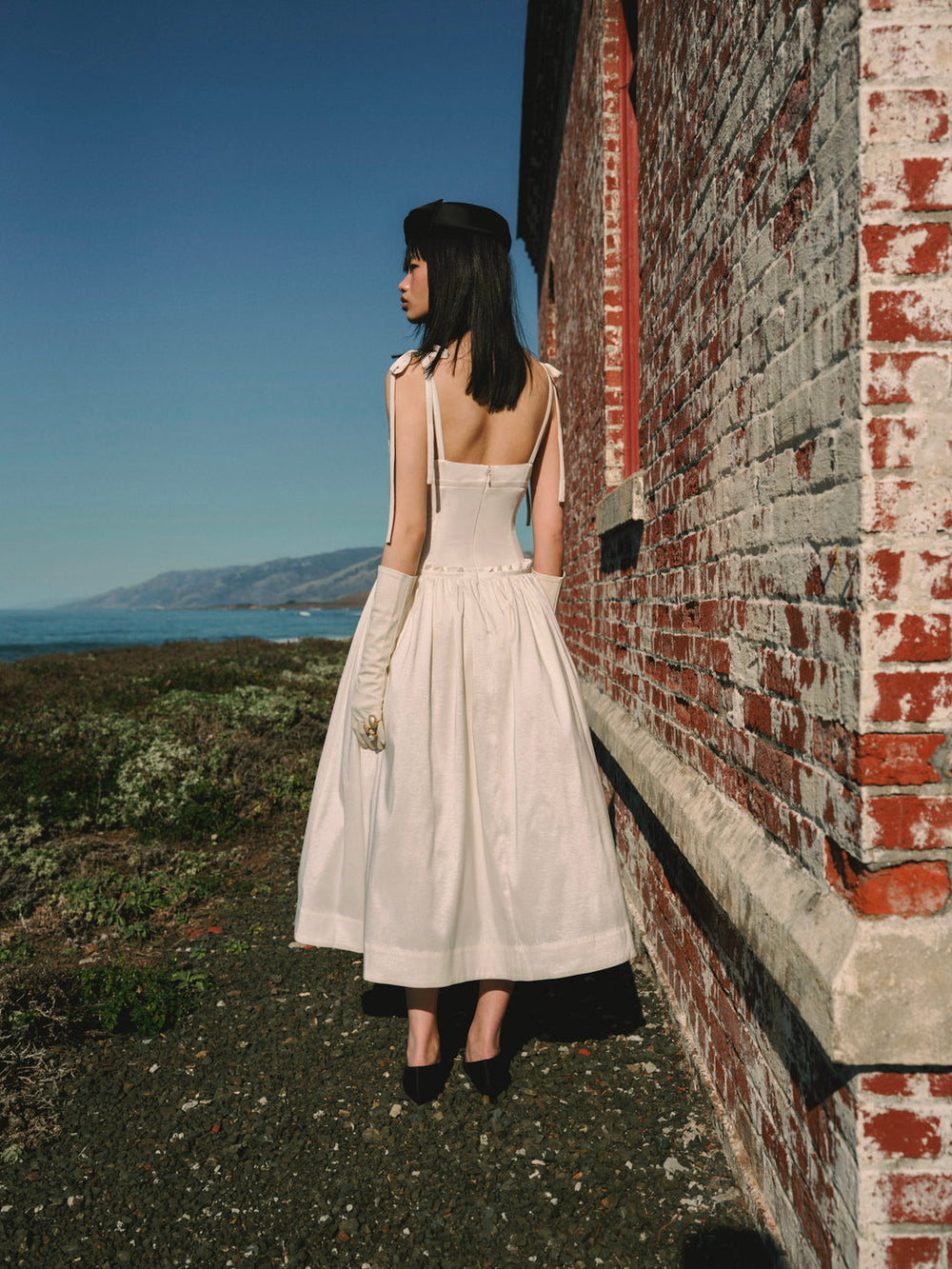 Mollie Midi Dress Cream