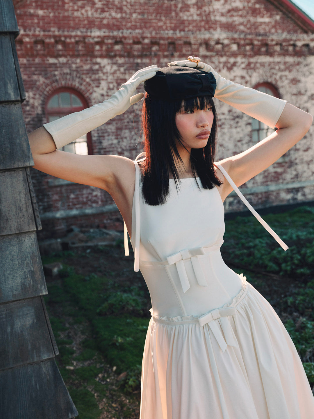 Mollie Midi Dress Cream