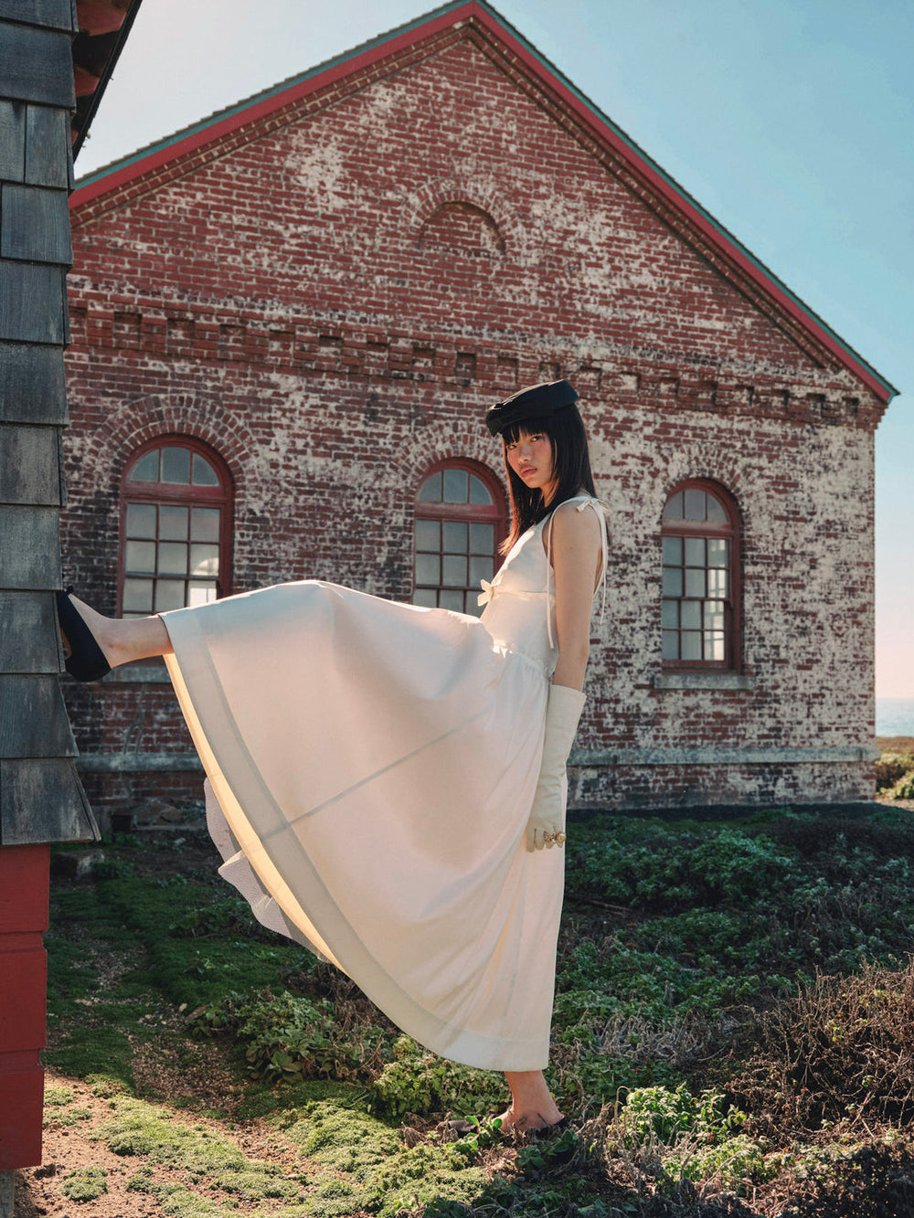 Mollie Midi Dress Cream