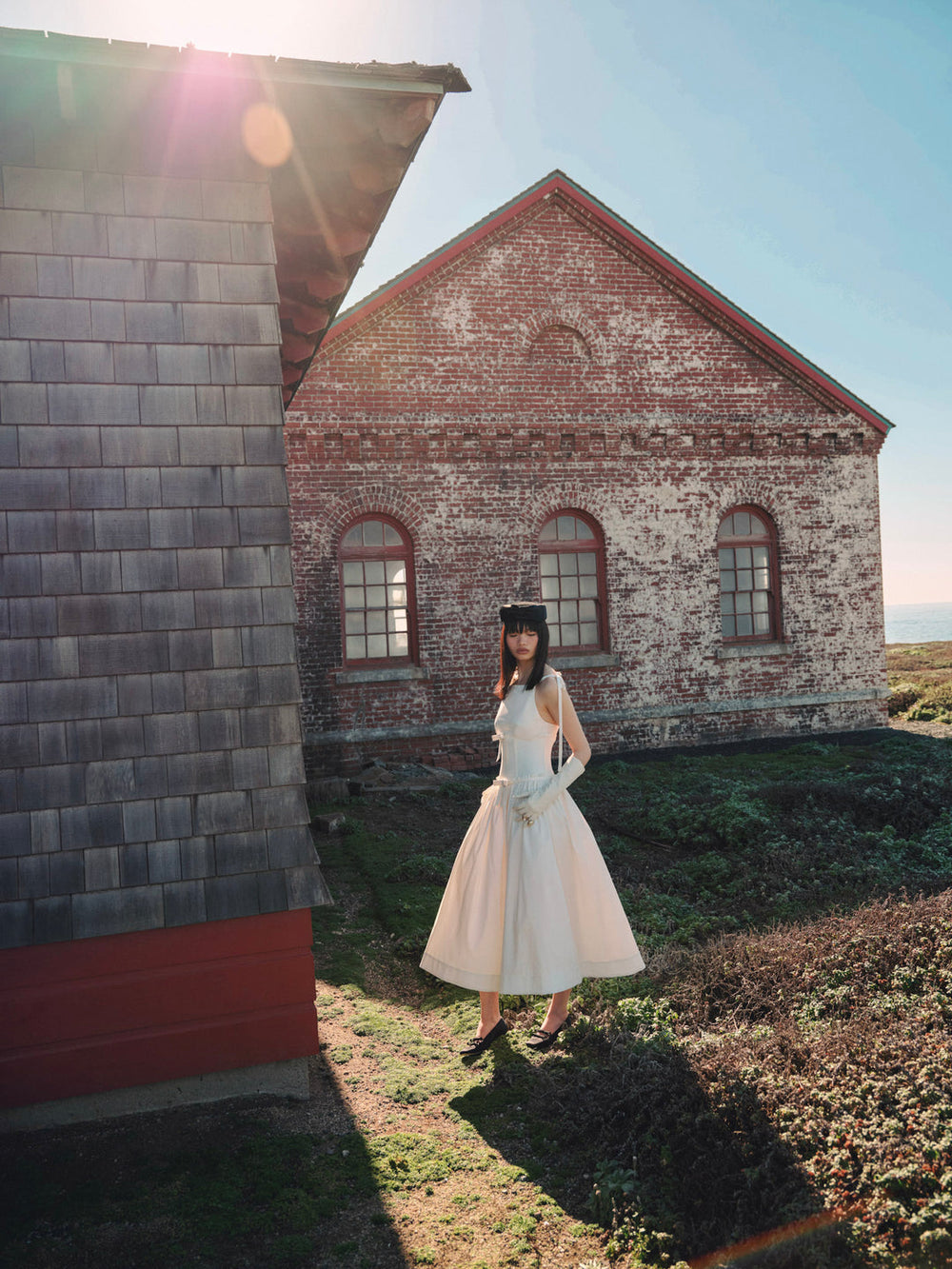Mollie Midi Dress Cream