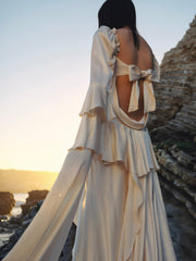 Zelia Maxi Dress Cream