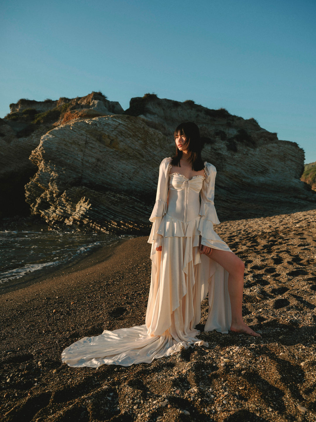 Zelia Maxi Dress Cream