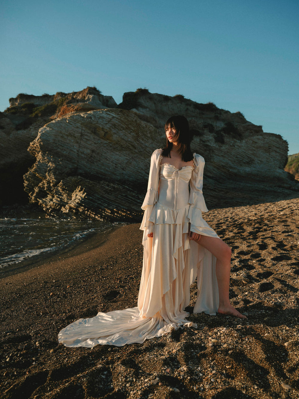 Zelia Maxi Dress Cream