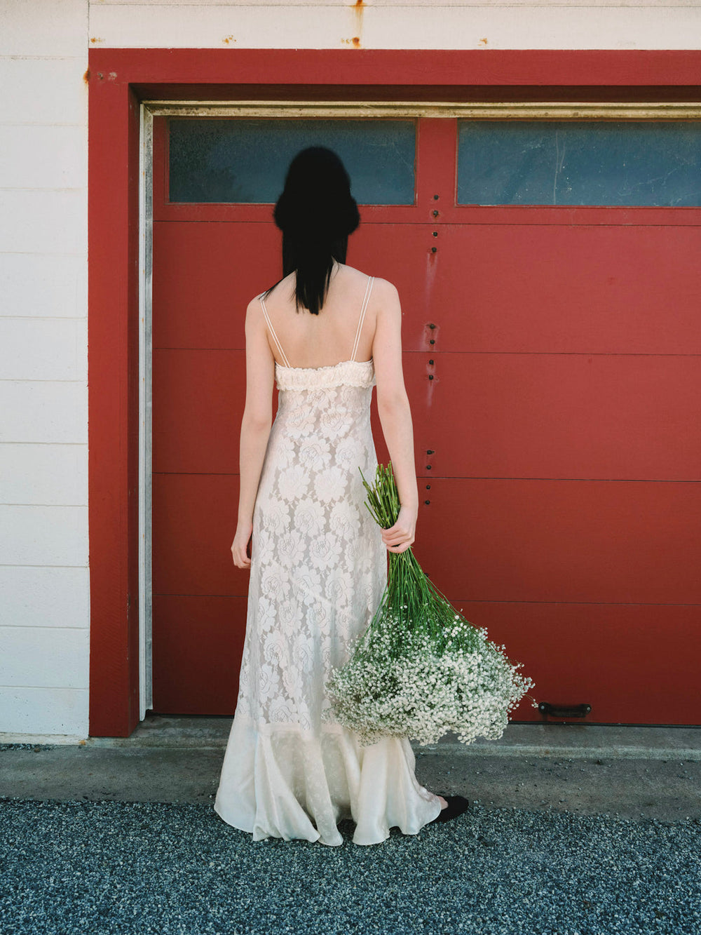Claudia Rose Lace Gown Cream