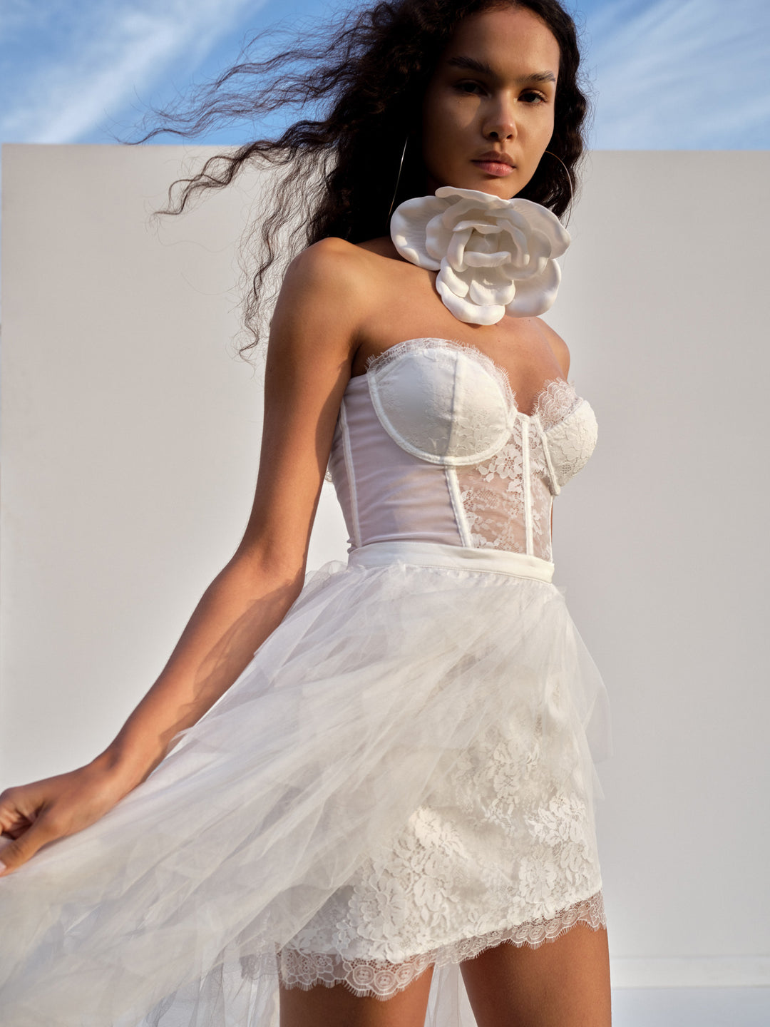 Bustier Gown White