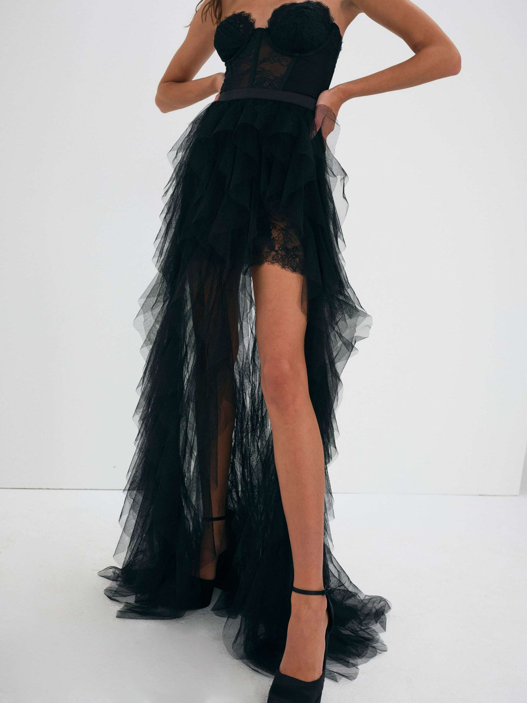 Bustier Gown Black