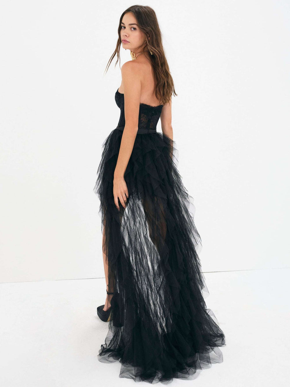 Bustier Gown Black