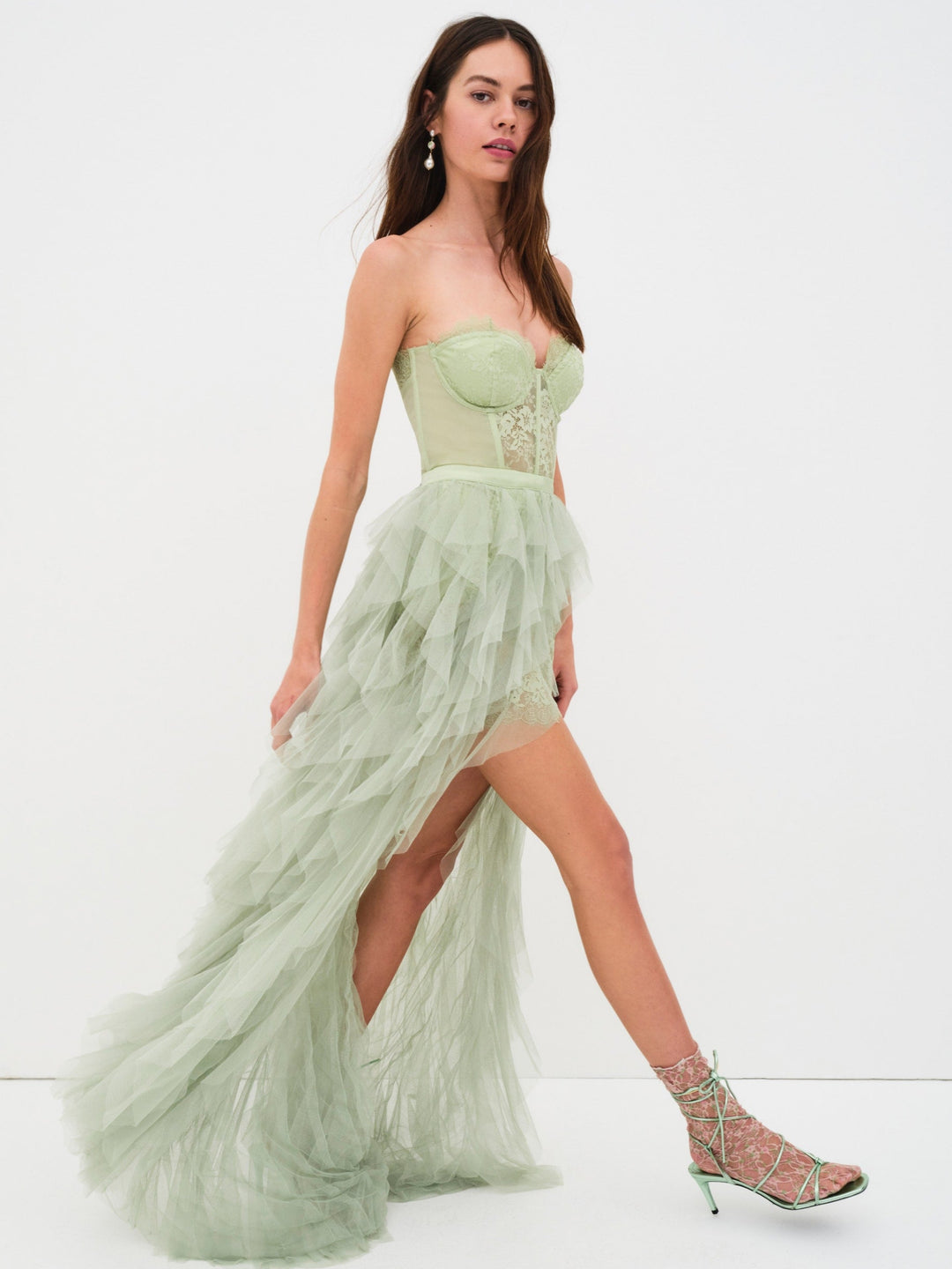 Bustier Gown Green