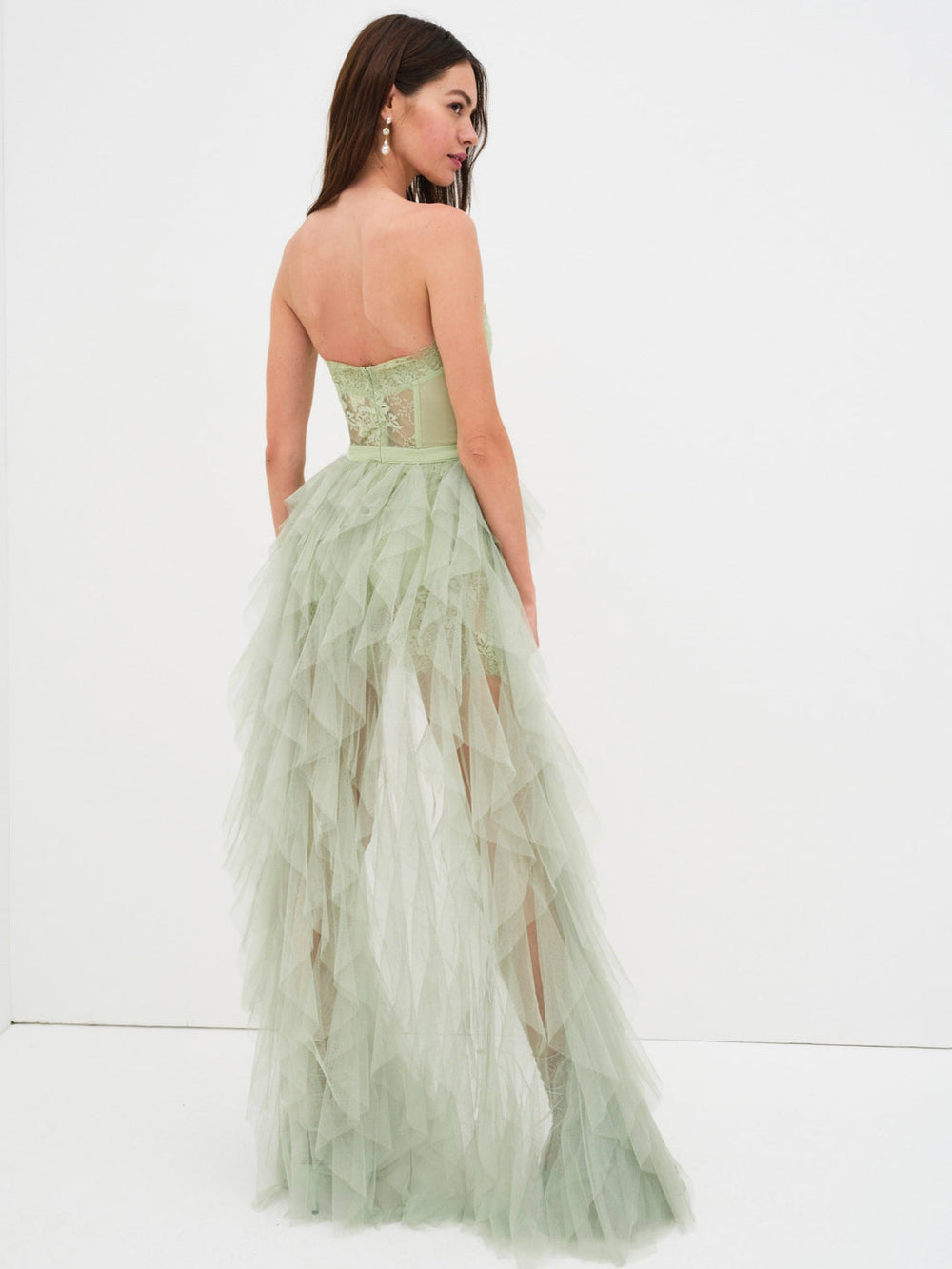 Bustier Gown Green
