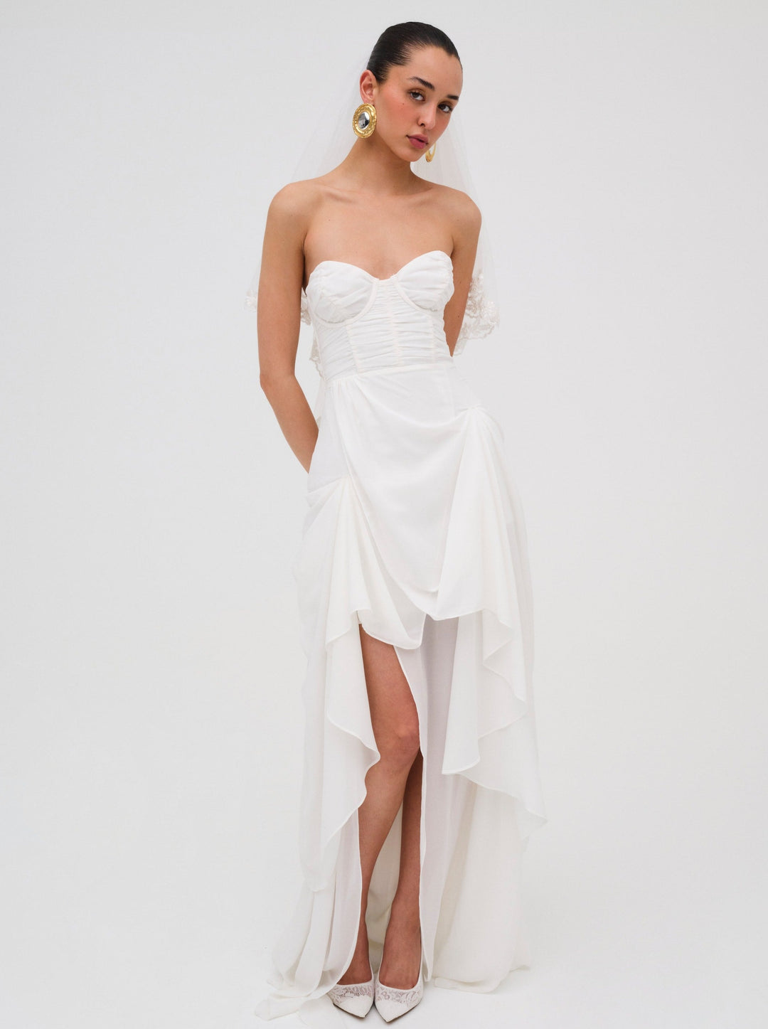 June Maxi Dress White