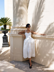Antoinette Taffeta Gown White