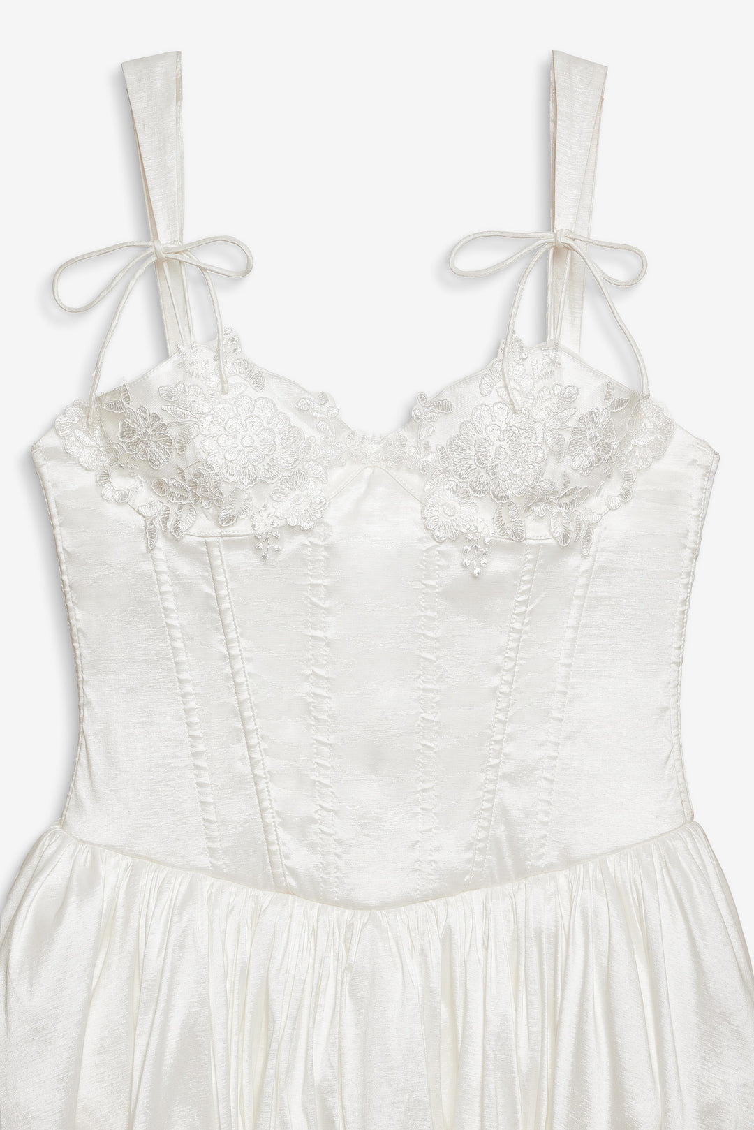 Antoinette Taffeta Gown White
