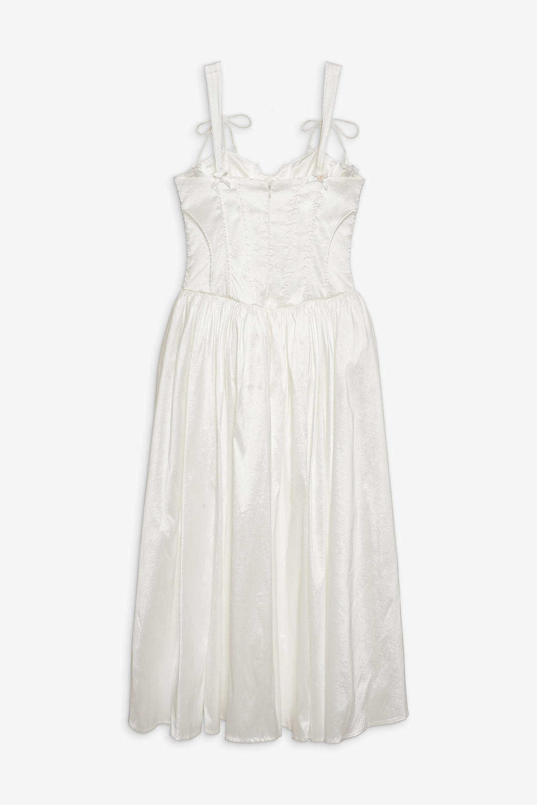 Antoinette Taffeta Gown White