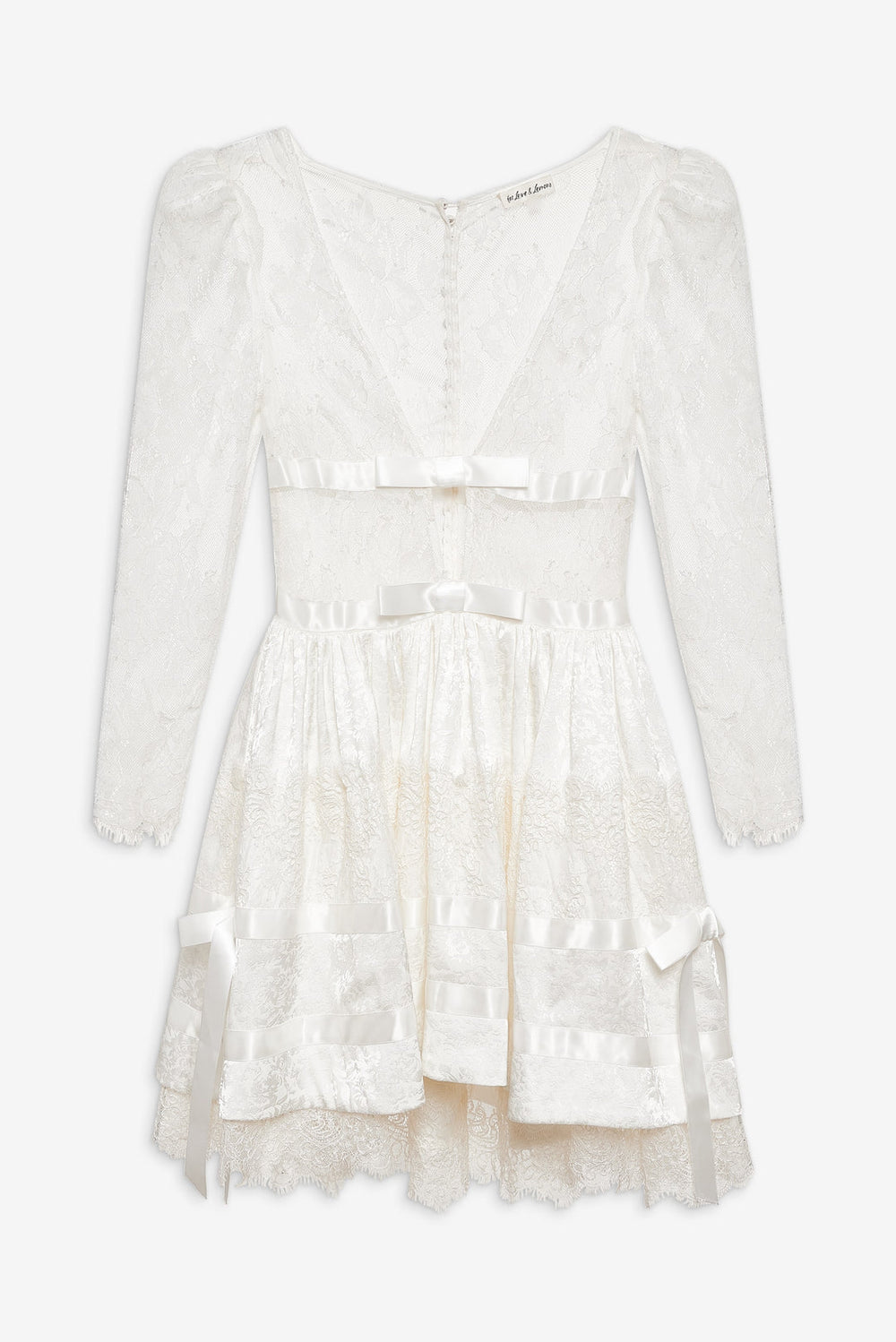 Annabelle Lace Mini Dress Cream