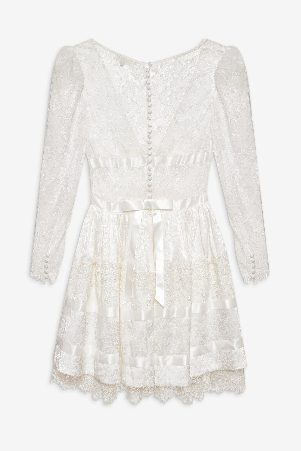Annabelle Lace Mini Dress Cream