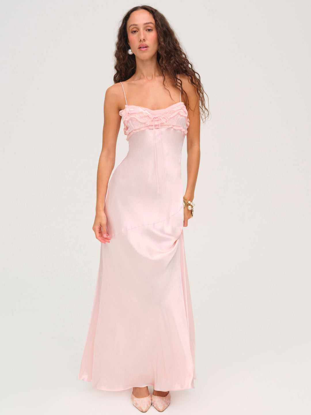 Natalie Maxi Dress Baby Pink