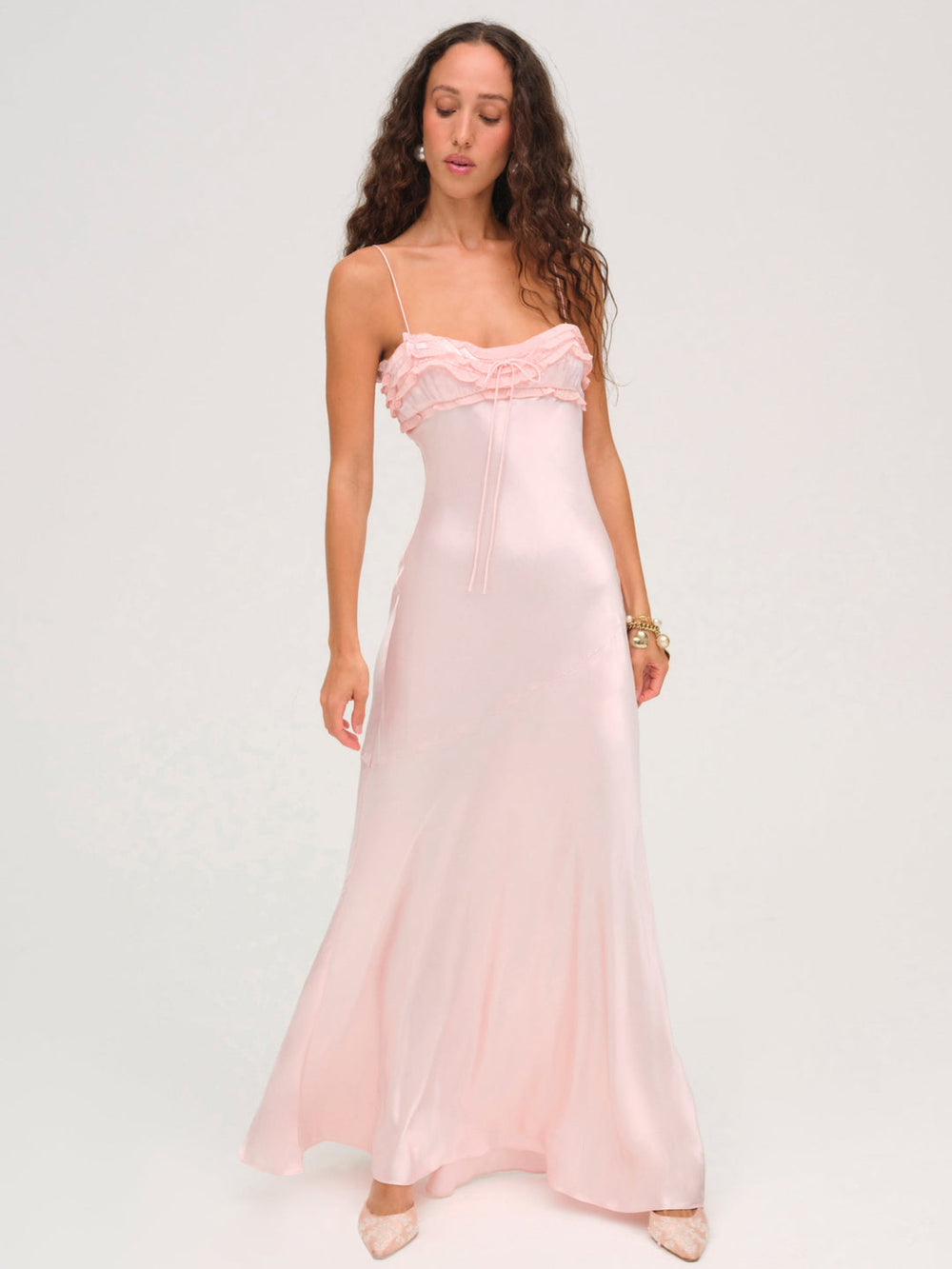 Natalie Maxi Dress Baby Pink