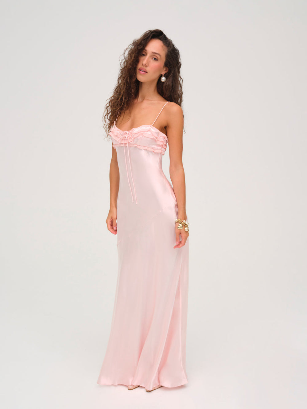 Natalie Maxi Dress Baby Pink