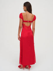 Casey Maxi Dress Red