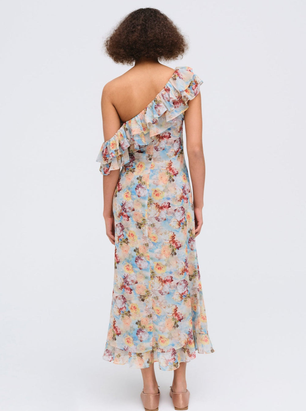 Delphine Midi Dress Blue