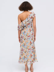 Delphine Midi Dress Blue