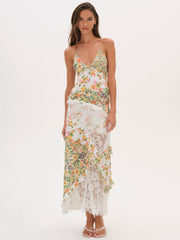 Rosalyn Maxi Dress Green Marigold