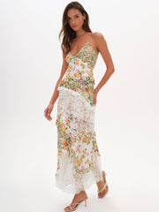 Rosalyn Maxi Dress Green Marigold